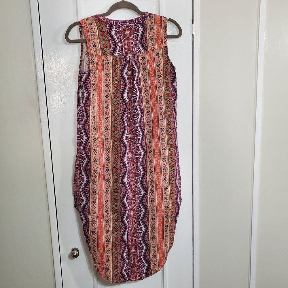 CUPIO Womens Dress‎ Sleeveless Colorful Hi-Low V-neck Lightweight SzM SKU#A-126 - Picture 12 of 16